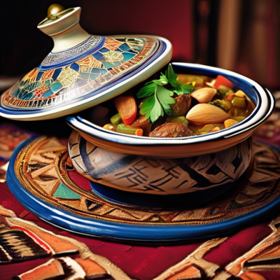 Tajine Royal aux Amandes et Épices du Maroc