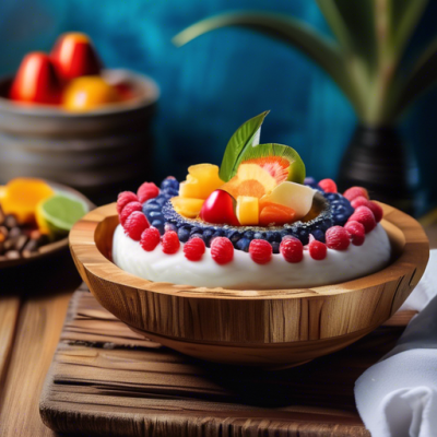 Bowlcake Thaï à la Noix de Coco et au Matcha