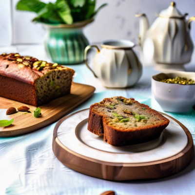 Banana Bread Libanais aux Pistaches et Eau de Rose