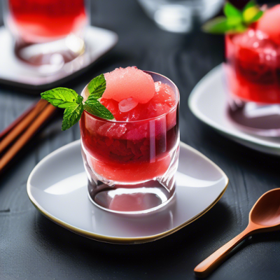 Granité Impérial à la Mangue et au Thé Jasmin