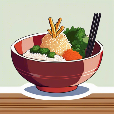 Bol de Riz Japonais Tempura Croustillant - Spécial Été
