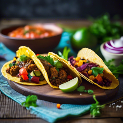 Tacos Marocains à la Harissa et Légumes Grillés Tacos Marocains à la Harissa et Légumes Grillés