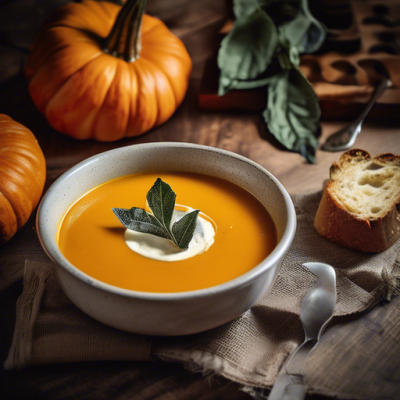 Velouté de Courge à l'Italienne