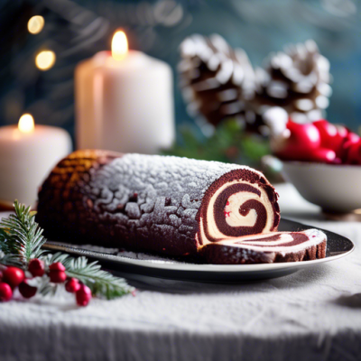 Bûche de Noël Polonaise aux Graines de Pavot et Miel