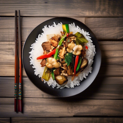 Riz Sauté Impérial à la Fusion Sino-Vietnamienne