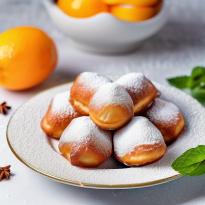 Beignets Lusos-Tunisiens à la Fleur d'Oranger