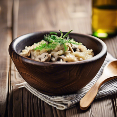 Risotto au Miso et Champignons Shiitake