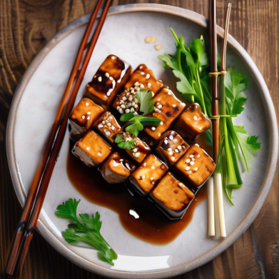 Tempeh Laqué à la Sauce Umami