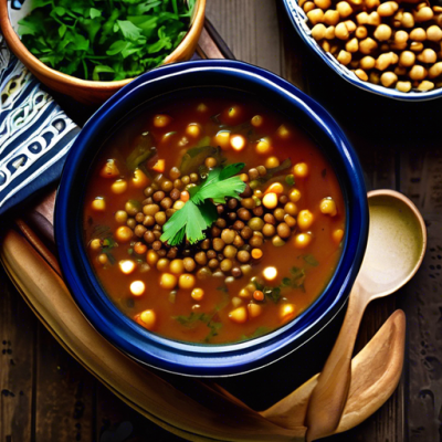 Harira Tunisienne Printanière aux Épices Douces