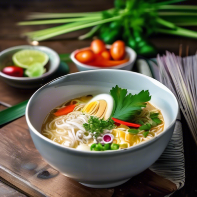 Ramen Végan à la Thaïlandaise
