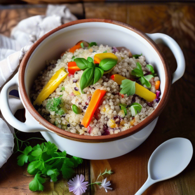 Salade de Quinoa Portugaise Printanière en Cocotte