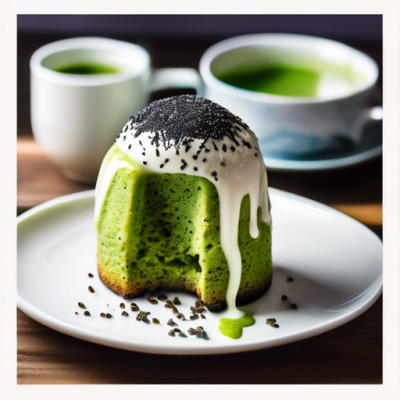Mug Cake Matcha Surprise
