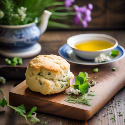 Scones Printaniers au Thé Vert à la Chinoise Scones Printaniers au Thé Vert à la Chinoise