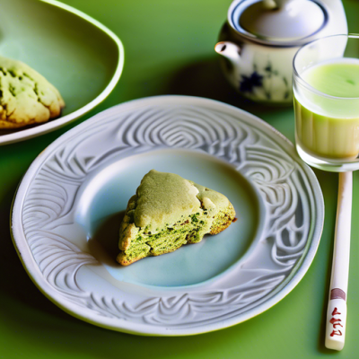 Scones au Thé Matcha et Chocolat Blanc