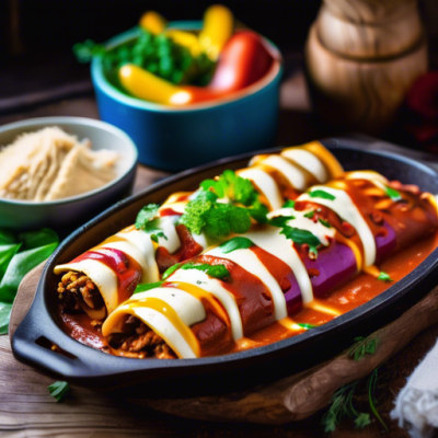 Enchiladas Fusion Thaï-Mexicaines
