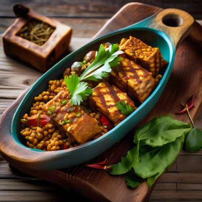 Tempeh Shawarma Masala aux Épices Libanaises et Indiennes