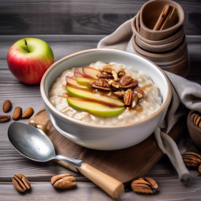 Porridge Danois Croustillant aux Pommes Caramélisées