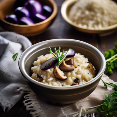 Risotto Forestier Fusion aux Champignons Sauvages