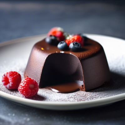 Fondant au Chocolat Coréen en Cocotte