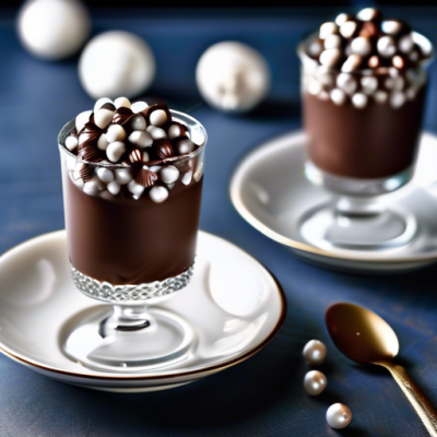 Mousse au Chocolat Impériale aux Perles de Coco