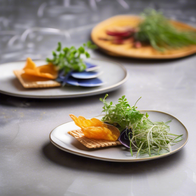 Tuiles Croustillantes Coréennes au Kimchi et Sésame