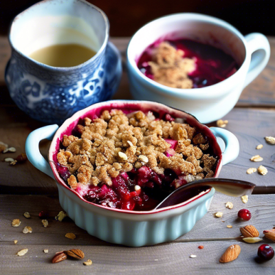 Crumble Suédois aux Airelles Rouges