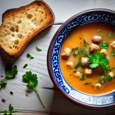 Soupe Libanaise Crémeuse aux Haricots et Tahini Soupe Libanaise Crémeuse aux Haricots et Tahini