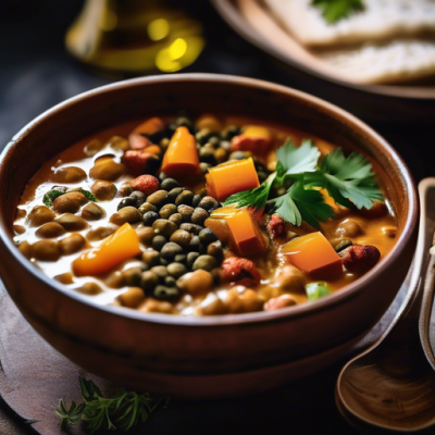 Curry Onctueux de Lentilles à la Turque Curry Onctueux de Lentilles à la Turque