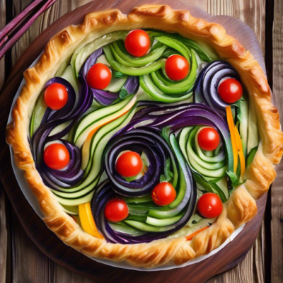 Tarte Feuilletée Sucré-Salé à la Coréenne