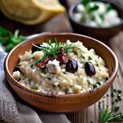 Risotto Méditerranéen à la Grecque