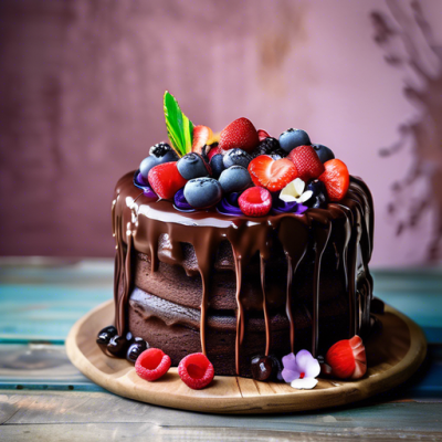 Gâteau au Chocolat Printanier à la Portugaise