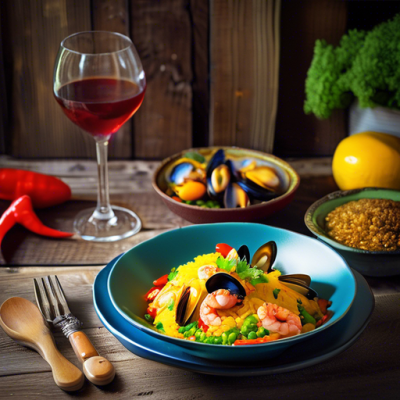 Arroz con Leche Festivo à l'Orange Sanguine et son Cocktail Sangria Blanche