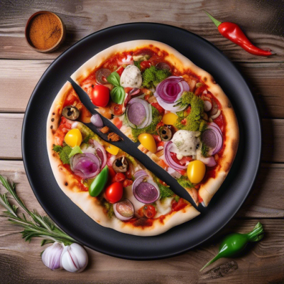 Pizza Lahmacun à la Méditerranée Fusion Pizza Lahmacun à la Méditerranée Fusion