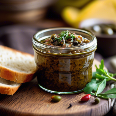 Tapenade Tunisienne aux Amandes Grillées