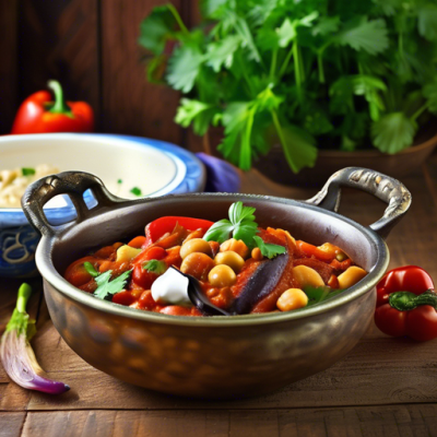 Chili de Légumes Marocain à la Tagine