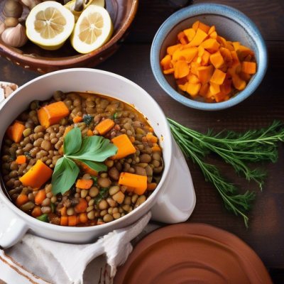 Cocotte de Lentilles Marocaine aux Épices d'Automne
