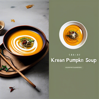 Velouté de Potiron Fusion Coréo-Hellénique