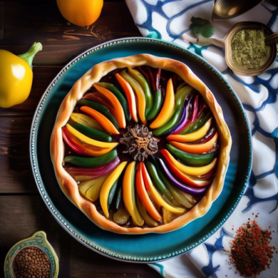 Tarte Tatin Salée aux Oignons Caramélisés à la Marocaine