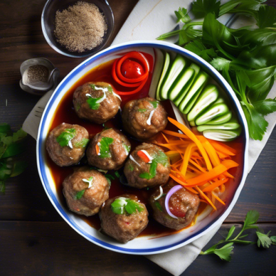 Nem Nuong - Boulettes de Viande Vietnamiennes Caramélisées