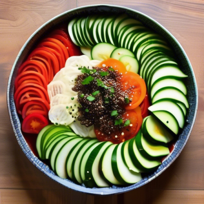 Tian de Légumes à la Coréenne