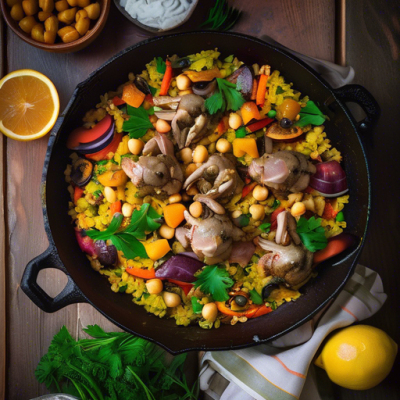 Paella Mijotée du Moyen-Orient