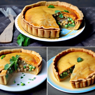 Tourte Crémeuse aux Pois Chiches et Saveurs Thaï Tourte Crémeuse aux Pois Chiches et Saveurs Thaï