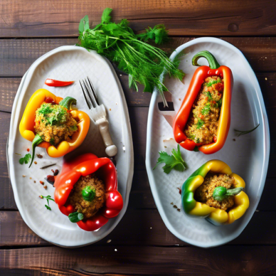 Légumes Farcis à la Russe au Boulgour