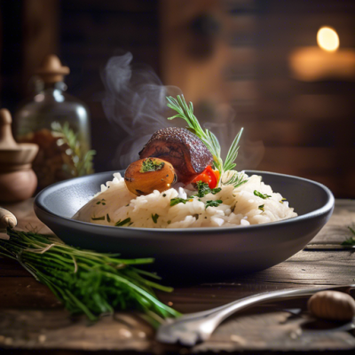 Risotto d'Hiver à l'Allemande aux Champignons de la Forêt Noire