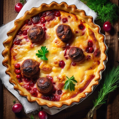 Quiche Lorraine Suédoise aux Baies de Lingon