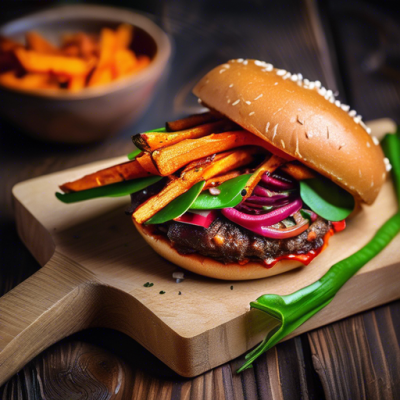 Burger Végan Coréen à la Kimchi
