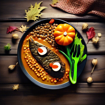 Curry de Légumes Hanté d'Halloween