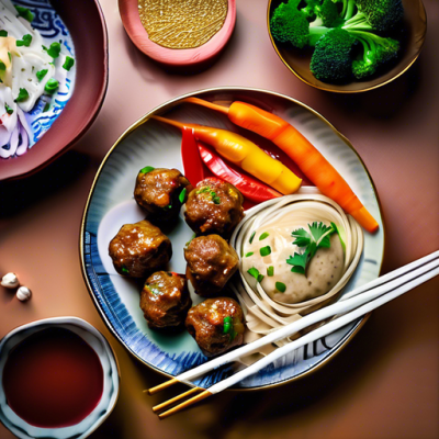 Boulettes de Soja Veloutées à l'Asiatique