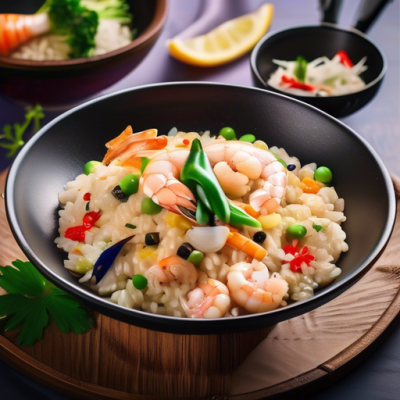 Risotto Festif au Wok Japonais
