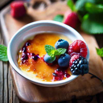 Crème Brûlée Picante à la Mexicaine